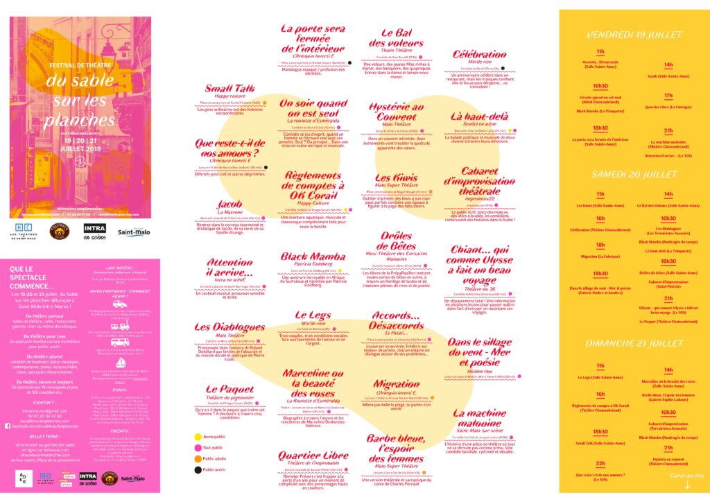 Programme festival graphisme