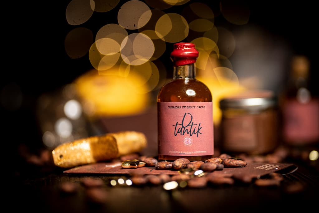 Vinaigre jus de cacao pour un nouveau branding